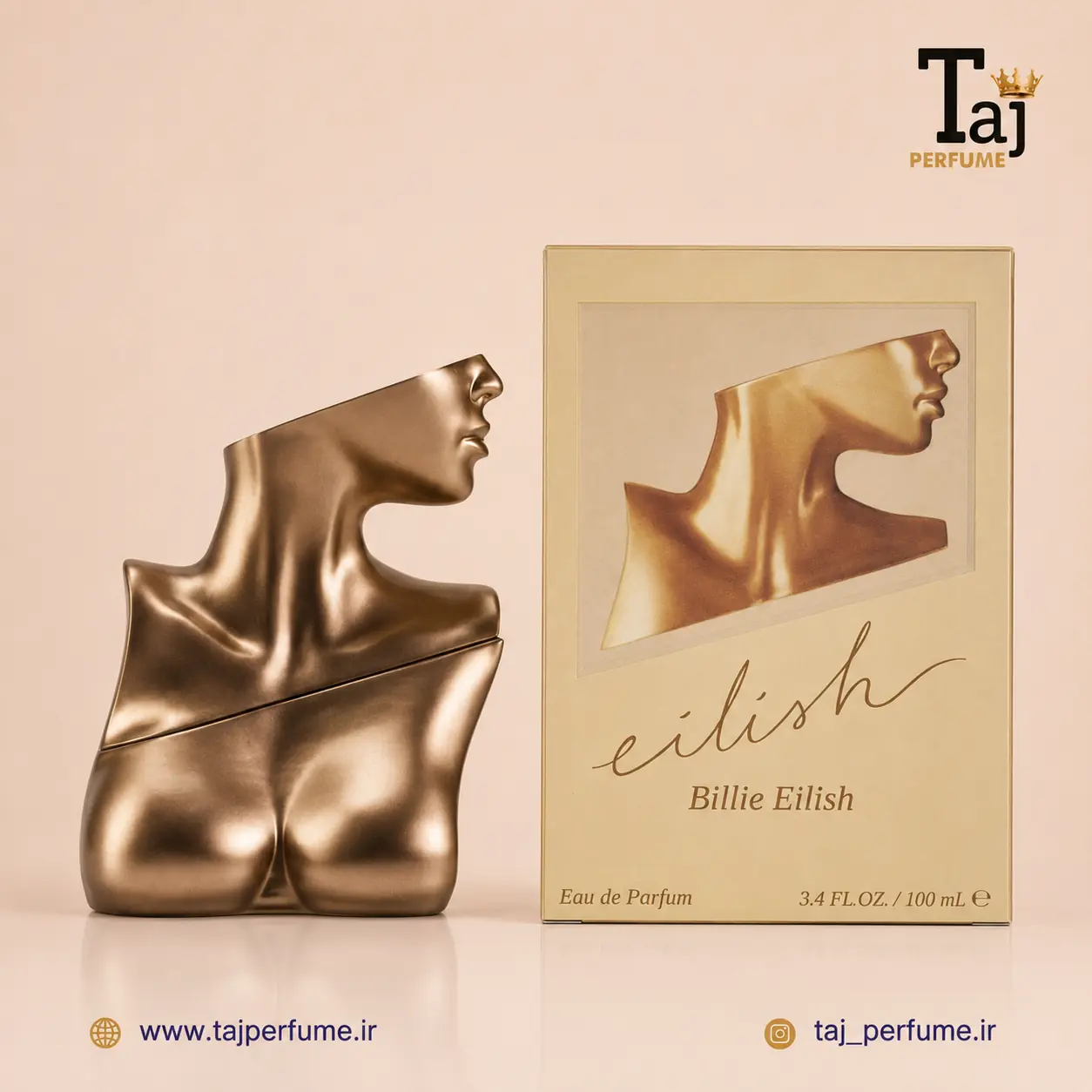 Billie-Eilish-Taj-Perfume عطر ادکلن بیلی ایلیش ایلیش طلایی| Billie Eilish Eilish - تصویر 1