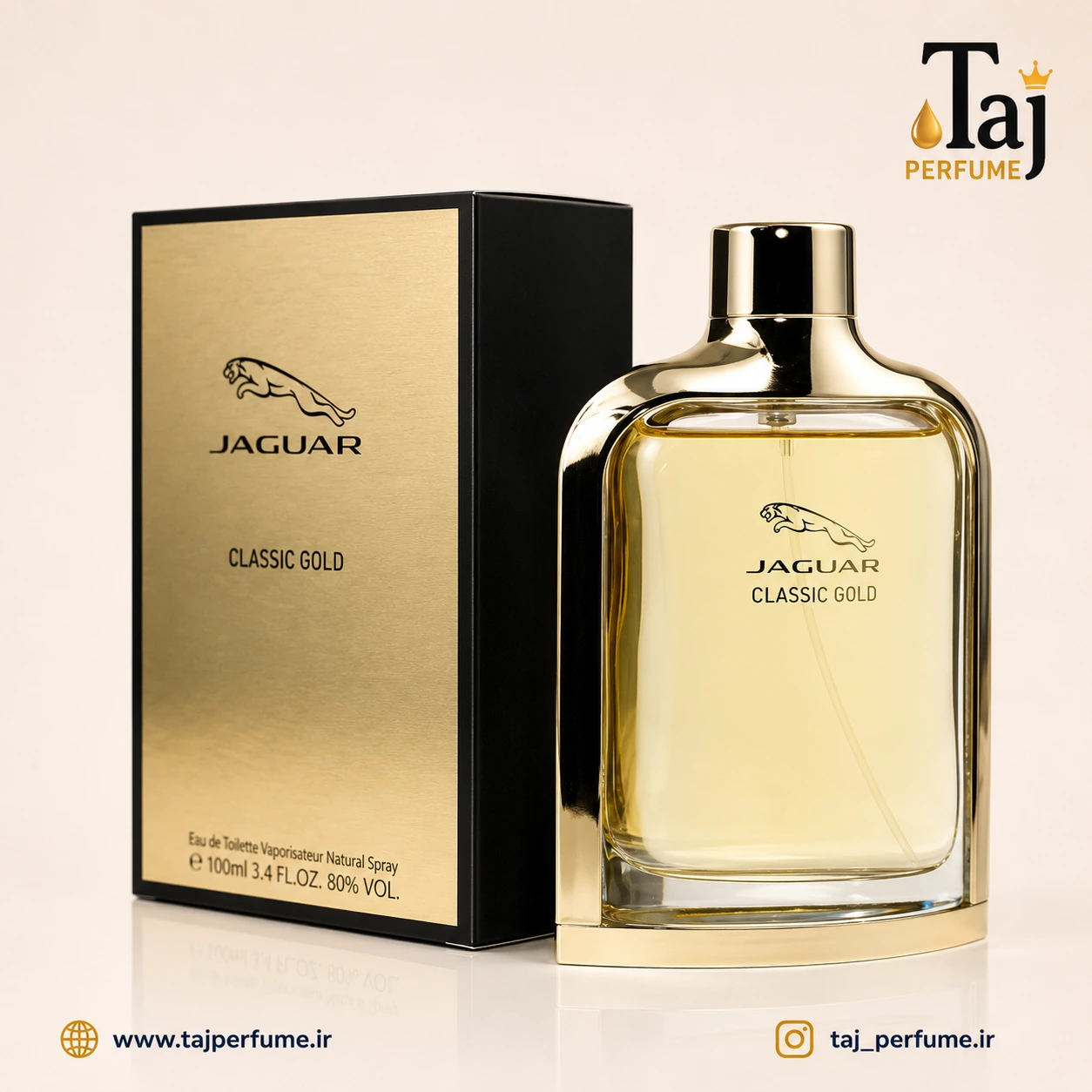 عطر ادکلن جگوار کلاسیک گلد-طلایی | Jaguar Classic Gold
