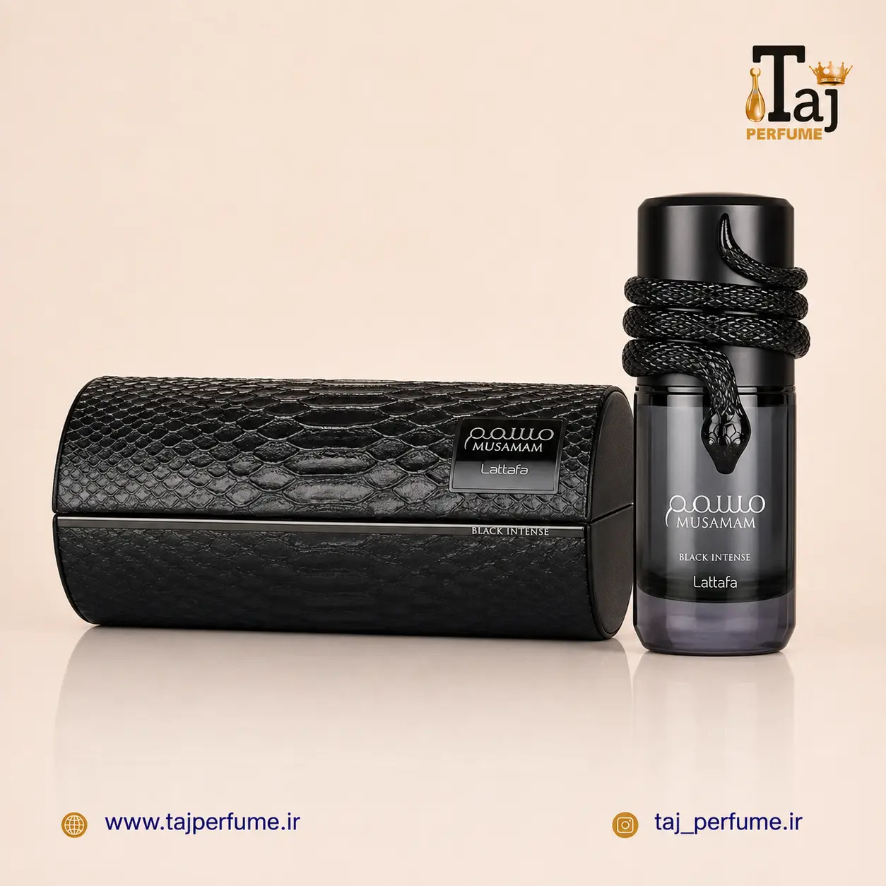 musamam-black-intense-taj-perfume-standard عطر ادکلن مسمم بلک اینتنس لطافه | Musamam Black Intense