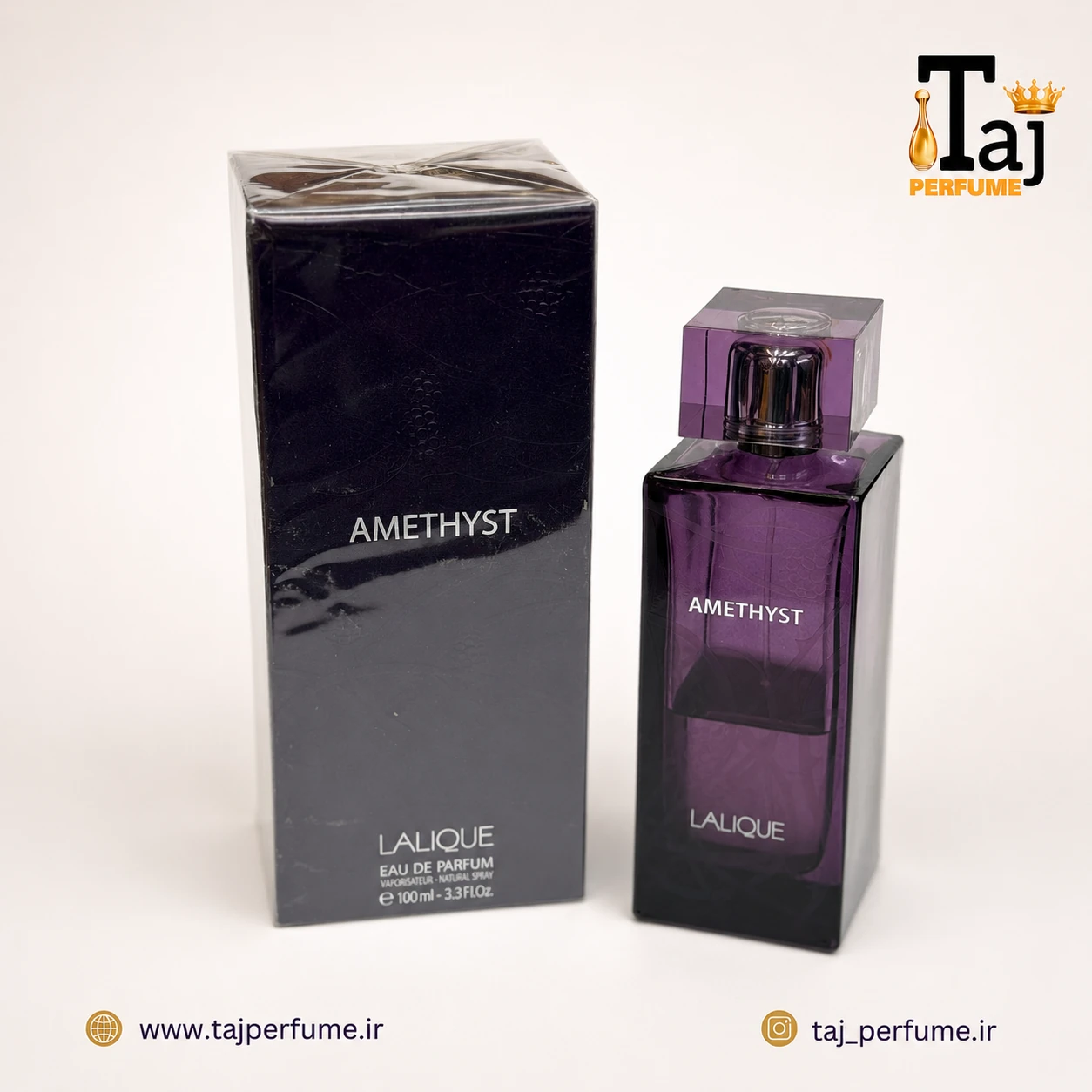 عکس-ادکلن-لالیک-آمتیست-تاج-پرفیوم ادو پرفیوم زنانه لالیک مدل Amethyst حجم 100 میلی لیتر