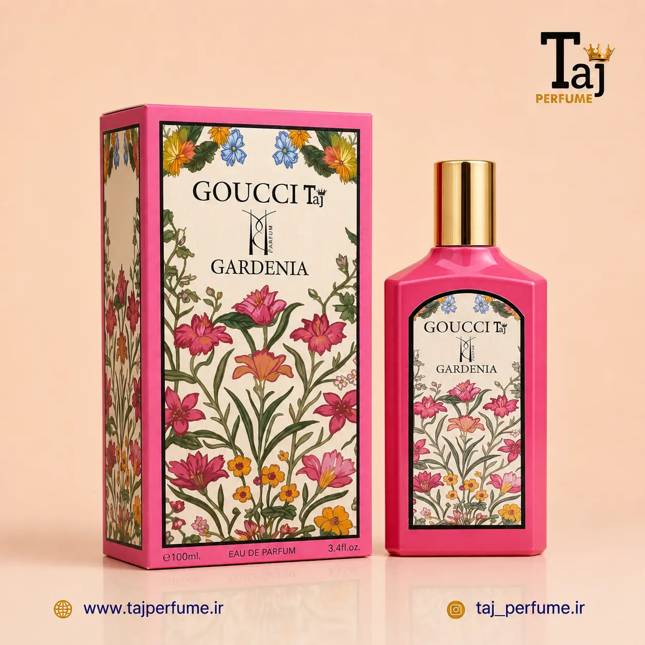 عطر زنانه تاج مدل گوچی فلورا گاردنیا 100 میل | Taj Goucci Gardenia EDP